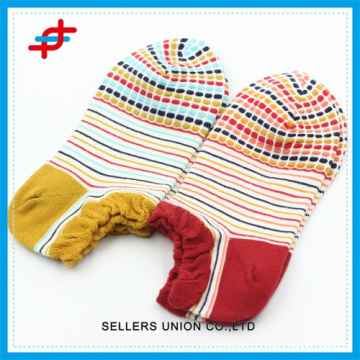 Chaussettes colorées 100 % coton cheville sans couture pour enfants